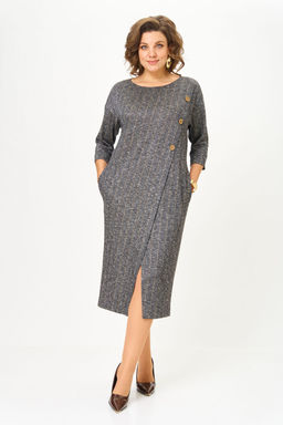 Платье Michel Chic 2190 серая елочка  фото 6