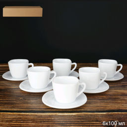 Блюдце кофейное/ FXB120/FBD120-6 (WHITE ) / ШТУЧНО