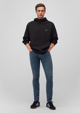 James Pro Sport Puslu Ac?k Mavi Jean Pantolon