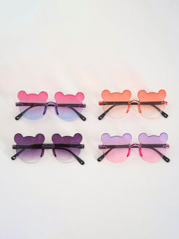 Цена за 2 шт. Карнавальные очки «Мишка» градиент, цвета МИКС