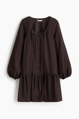 Vestido t?nica con botones