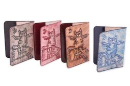 Обложка для паспорта натуральная кожа № 231/10 (4шт/уп) - Ганг фото 3