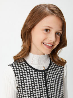 20240200111, Платье детское для девочек Pover черно-белый - Acoola фото 3