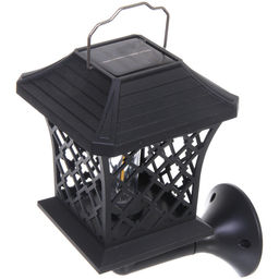 Фонарь садовый "Винтаж" 12*12*13,5 см (h=60 см) на солнечной батарее (универсальный), тёплый белый