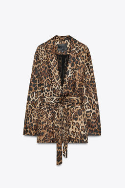 ANIMAL PRINT JACQUARD BLAZER ZW COLLECTION - Zara фото 3