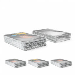 Цена за 4 шт. Записная книга на спирали ErichKrause Винни-Пух, А6, 60 листов, клетка_MIX-PACK  фото 8