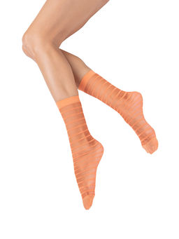 calz. FOLLETTO 20 Носки (в полоску) (240/24) - orange