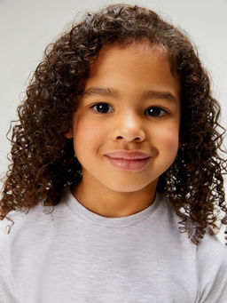 ACOOLA / Футболка детская для девочек Hart серый меланж  фото 3