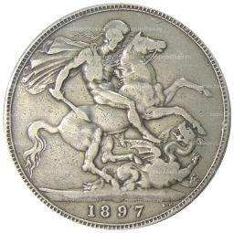 1 крона 1897 года Великобритания