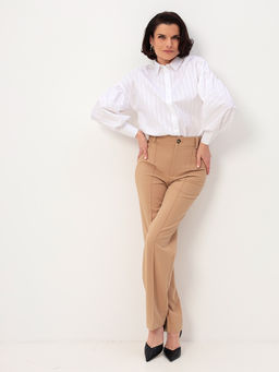 Блузка женская дл. рук. KATHARINA KROSS KK-B-006P-белый.ш/полоска  фото 9