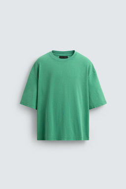 SUDADERA BOXY FIT ESTRUCTURA / Verde - Zara фото 7