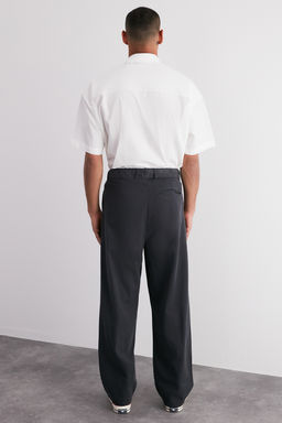 Antasit Ekstra Wide Leg Beli Kusak Kemer Detayl? Baggy Pantolon TMNSS24PL00009