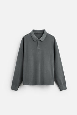 TEXTURED PIQUE POLO SHIRT - Zara фото 22
