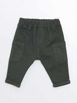 Beli Lastikli Basic Erkek Bebek Kargo Pantolon