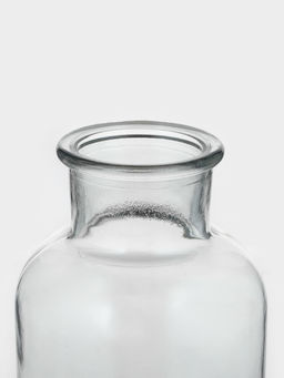 Бутылка для соусов и масла Доляна «Парфе», 1.2 л, 10×20.5 см, с пробковой крышкой, стекло, прозрачная