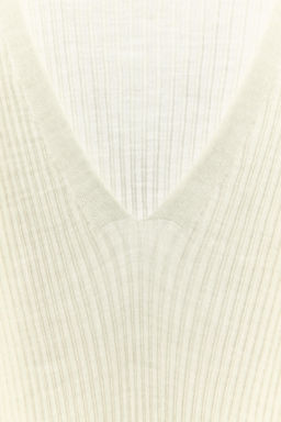 100% WOOL RIB TOP - Zara фото 6