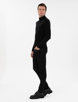 Черный стройный подходит базовый казах - Cacharel фото 4