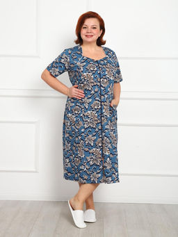 IV-CAPRIZ Ефимия - халат синий