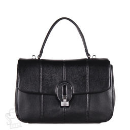 Сумка женская кожаная 1551Y black Polina&Eiterou/50 в Новосибирске