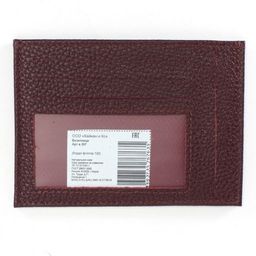 Визитница-кардхолдер Croco-В-207 н/к, 1отд, 9карм, бордо флотер (120) 238513 фото 2