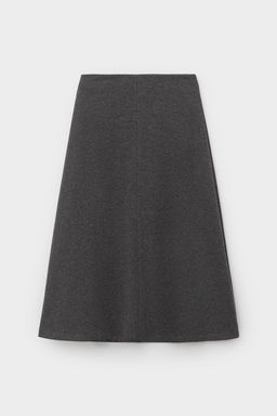 ЕВТ 7018/тем.серый меланж юбка жен