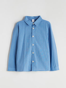 Basic Uzun Kollu Erkek ?ocuk G?mlek