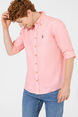 Мужской лосось скидка скидки с длинным рубашкой в корзине - U.s. polo assn фото 7