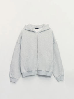 Худи relax fit на молнии / Zarina