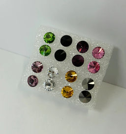 Набор серьги-гвоздики PR1102 ассорти - Mini maxi фото 2