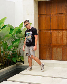 Футболка мужская из хлопка FM008 - Sahar art lab фото 9