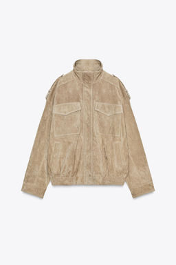 SUEDE LEATHER JACKET - Zara фото 9