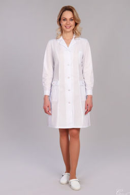 Халат женский 176-1 ТС. Цвет: белый