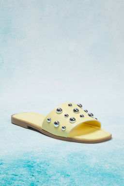Trendyol Shoes Siyah Gumus Trok Tasl? S?k Kad?n Terlik TAKSS25TE00013 - Trendyolmilla фото 22