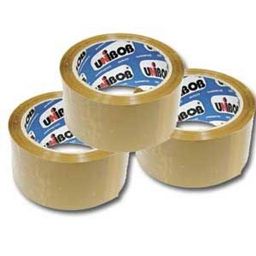 Клейкая лента 48мм*66м "UNIBOB" коричневая, 45 мкм (29342)