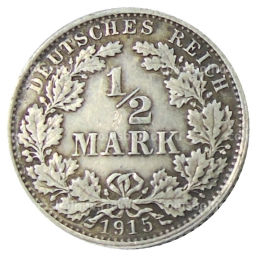1/2 марки 1915 года E Германия