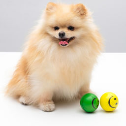 Цена за 2 шт. Мячик зефирный Смайлик, 6,3 см, микс цветов - Пижон фото 8