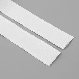 Цена за 3 шт. Липучка на клеевой основе, 20 мм, 100±5 см, белая