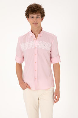 Erkek A__k Pembe Uzun Kollu G_mlek Sepette S_rpriz _ndirim