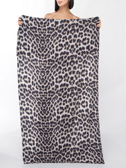 Большой, мягкий, тонкий и очень нежный двусторонний палантин с рисунком - Tantino фото 10