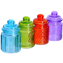 26672 Банка для сыпучих 280мл MB (х36)цвета в ассортименте