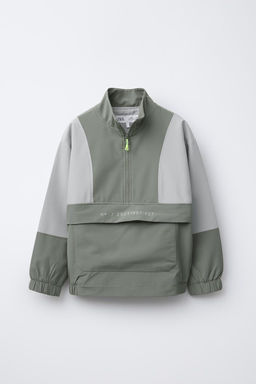 TECHNICAL SWEATSHIRT WITH ZIP