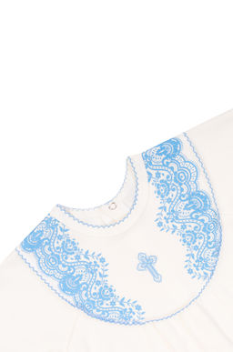 Комплект для крещения белыйголубой - Утенок фото 24