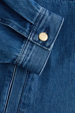 Chaqueta denim con cuello de pana - H&m фото 7
