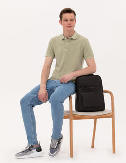 Erkek Kahverengi Deri S_rt _antas_