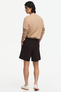 Pantal?n corto en mezcla de lino Regular Fit - H&m фото 11