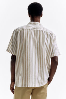 Camisa en mezcla de lino Regular Fit - H&m фото 7