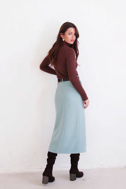 Юбка миди-макси с разрезом спереди - Martichelli фото 67