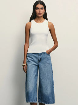 Джинсовые шорты бермуды удлиненные / Zarina