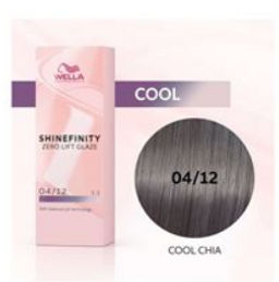 Гель-крем для стойкого тонирования Shinefinity 04/12 прохладный чиа, Wella