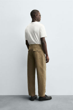 REGULAR FIT TROUSERS WITH POCKETS - Zara фото 3